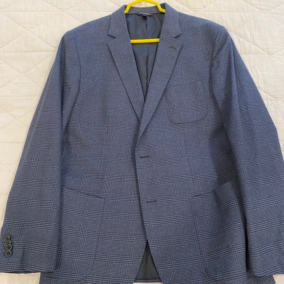 Banana Republic Navy Blue Blazer 44R Standard Fit - Picture 1 of 12